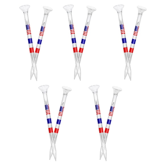 AOOOWER 10/50pcs Step Down Golf Tees Big Cups Scale Tees Durability Golf Tees