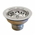 thumbnail image 2 of Whitehaus 3 1/2" Basket strainer with lift stopper, 2 of 2