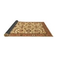 thumbnail image 2 of Ahgly Company Indoor Round Abstract Brown Modern Area Rugs, 8' Round, 2 of 4