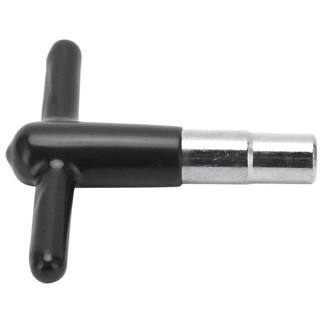 Tambour Clé de Réglage, Alliage de Zine Tambour Robuste Durable T en Forme de Clé Tambour Accessoires pour les Amateurs de Musique pour les Débutants Rouge, Jaune, Noir, Bleu