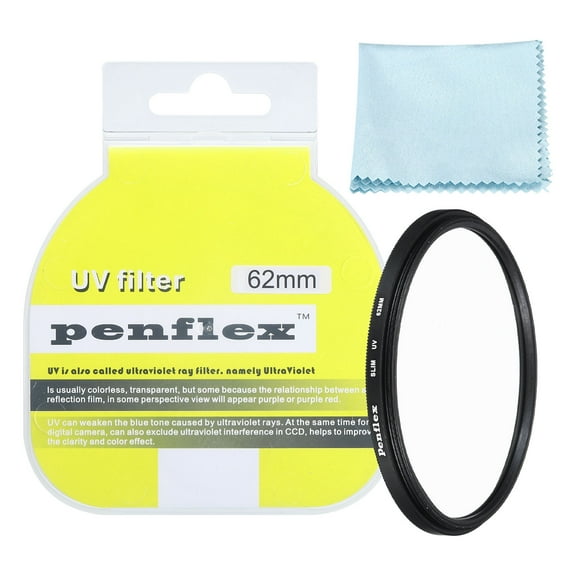 Uxcell 62mm UV Filter, 1 PCS Protection Filter Camera Lens Filter Aluminum Optical for 62mm Camera Lens Filter