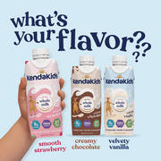 KendaKids Complete Nutrition Shake with Protein & DHA, Chocolate, 8 fl oz, (6 Pack)