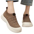 thumbnail image 1 of Zapatos para Correr Senderismo Sombros Espesos Planos Zapatilla Mujeres Transpirables Antideslizantes Cómodos Viajar Y La Primavera Verano Otoño, 1 of 9