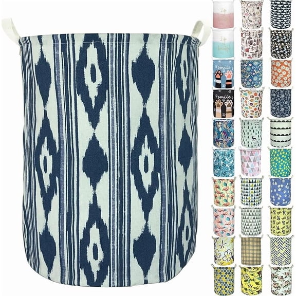 Waterproof Foldable Laundry Hamper, Dirty Clothes Laundry Basket, Linen Bin Storage Organizer for Toy Collection