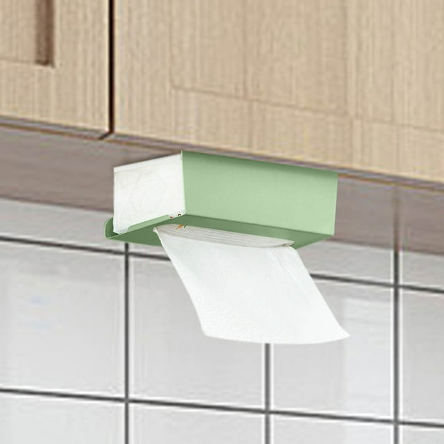 Rack Storage Unit for Kitchen and BathroomUnder-Cabinet Paper Towel Holder and Door Mount Dispenser Snap-Free Metal Organizer for Towels and PaperVersatile Wall Rack for Home Use