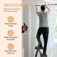 thumbnail image 2 of Beddle 2 Step Ladder, Portable Folding Step Stool Heavy Duty, Anti-Slip, Lightweight, 2 of 7