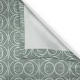 thumbnail image 4 of Ambesonne Retro Valance Pack of 2, Delicate Floral, 42"X18", Pale Sage Green White, 4 of 5