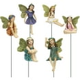 thumbnail image 1 of Figuras de hadas para jardín, juego de 6 hadas pequeñas para decoración de jardín al aire libre, 6CM ER, 1 of 5