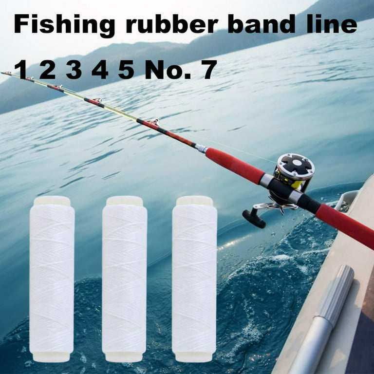 Invisible Rubber Fishing Bait Elastic Line Rubber Band Elastic Thread Line  L0N0