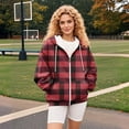 thumbnail image 7 of Bovemsi Sweatshirt for Women Women's Fashion Spring Autumn Casual Long Sleeve Sweatshirts Zip Up Hoodie, 7 of 7