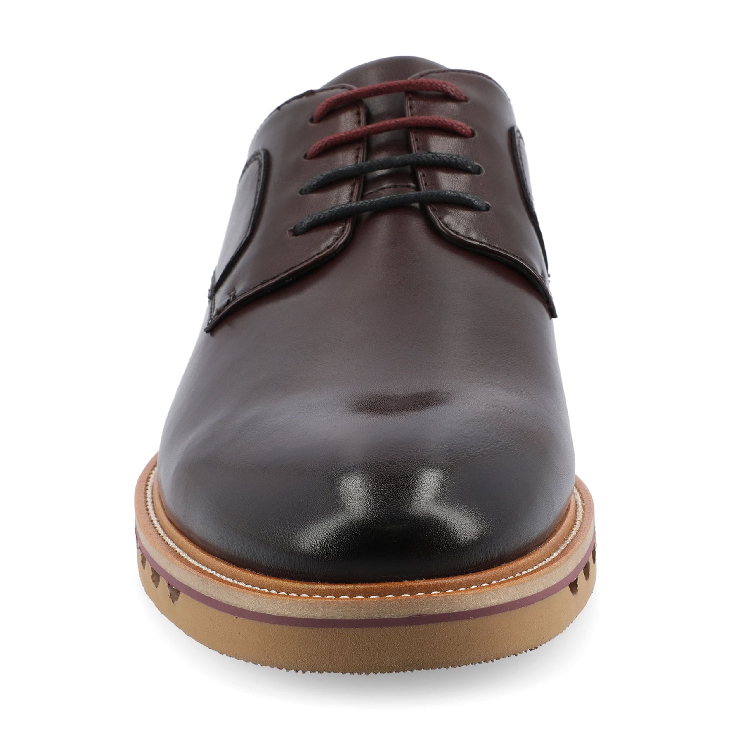 Vance Mens William Plain Toe Lace-up Derby