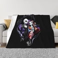 thumbnail image 1 of Goofa The Nightmare Before Christmas Pattern Fleece Throw Blanket for Couch, Soft Checkered Flannel Blanket for Sofa, Warm Cozy Decorative Blanket Fall Decor Gift-50"x40", 1 of 6