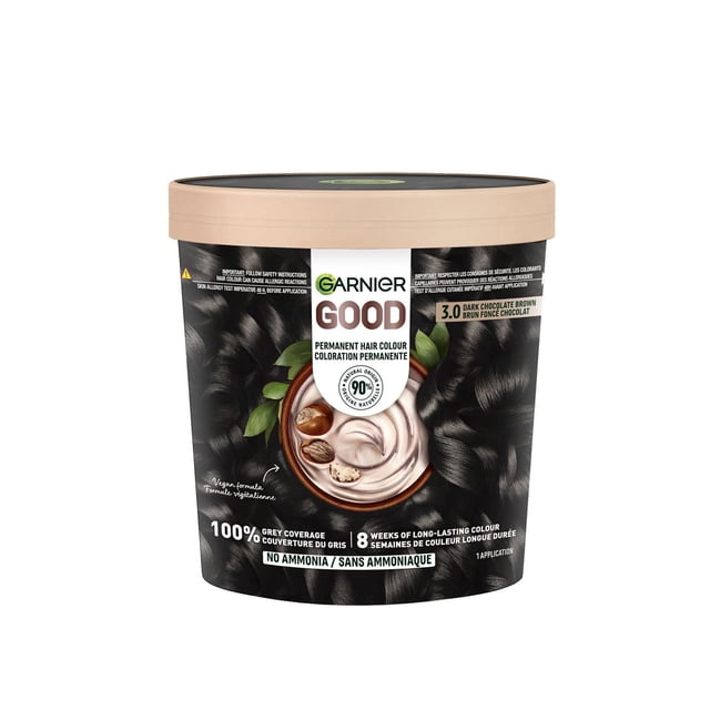 Garnier GOOD, Coloration Permanente, 100% Couverture du Gris, Sans Ammoniaque, 1 unité