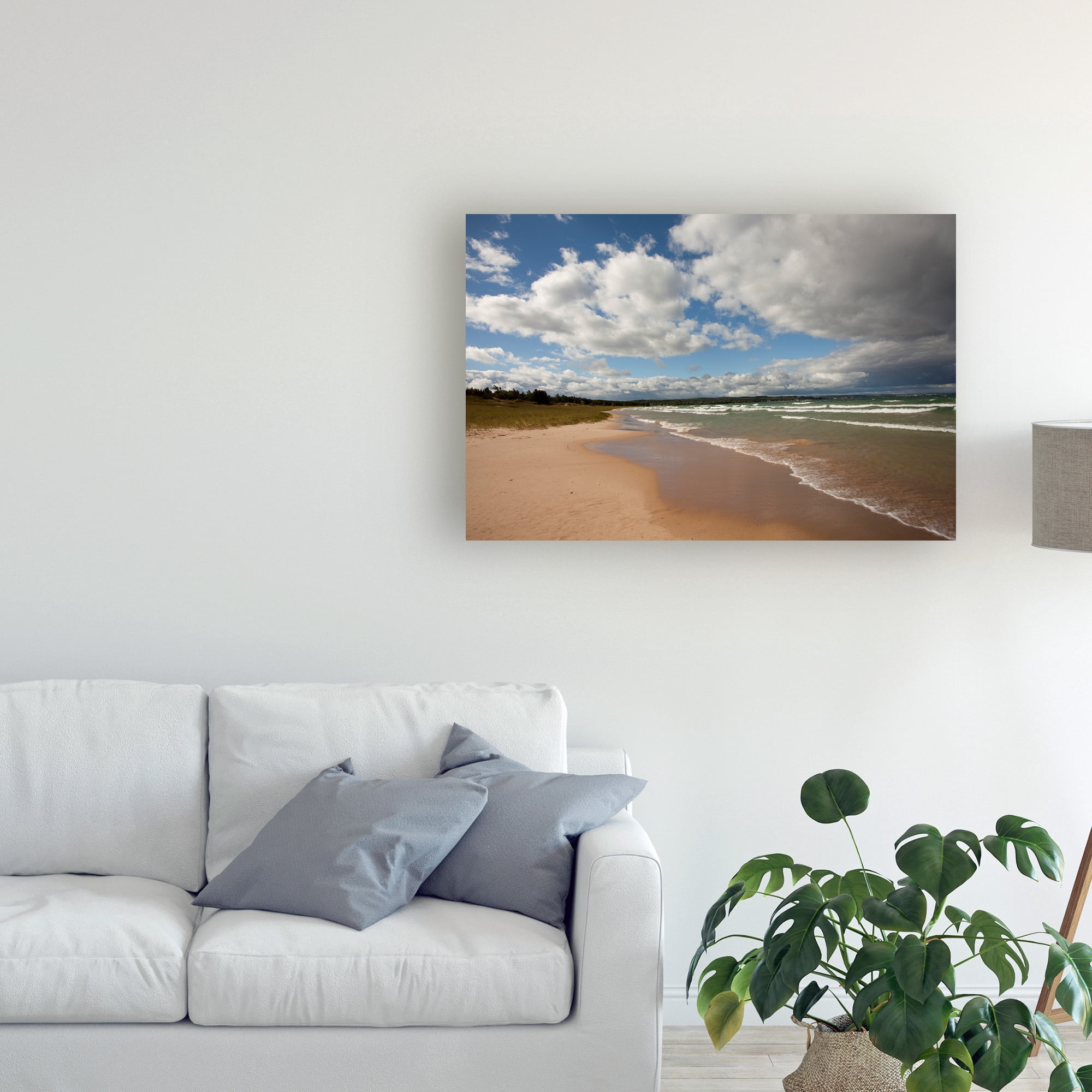 Trademark Fine Art 'Little Traverse Bay Petoskey Mi' Canvas Art by Monte Nagler
