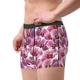 thumbnail image 2 of Pofeuu Orchids Flowers Print Men’s Boxer Briefs, Moisture-Wicking Underwear, Regular,Trunk-Medium, 2 of 5