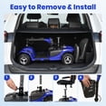 thumbnail image 3 of SACVON 4 Wheel Mobility Scooter for Seniors, 330 lbs Heavy Duty Electric Powered Scooter with 15 Miles Long Range, Swivel Seat & Removable Basket for Travel and Grocery Shopping, Blue, 3 of 10