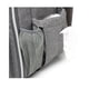 thumbnail image 5 of Mochila para bolsa de pañales - Bolsa de viaje para bebés - Bolsa de pañales impermeable multifunción, bolsa de viaje para bebés esencial con, gris oscuro, 5 of 5