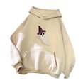 thumbnail image 2 of ICHUANYI Clearance Women's Fashion Casual Long Sleeve Print Hooded Pocket Sweatshirt Tops Blouse ICHUANYI "ICHUANYI", 2 of 3