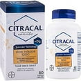 thumbnail image 2 of Citracal Slow Release w/ Vitamin D3 1200 Calcium Absorbtion 80 ct, 3-Pack, 2 of 6