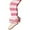 Pink, variant on Jefferies Socks Girls Footless Dot & Stripe Ruffle Tights 1 Pair Pack