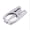 Folding Scissors, variant on Folding Pocket Scissors, Stainless Steel Portable Travel Snips with Safety Foldable Design, Mini Compact Shears for Crafting, Fishing, and Emergency Kits, Champagne Silver