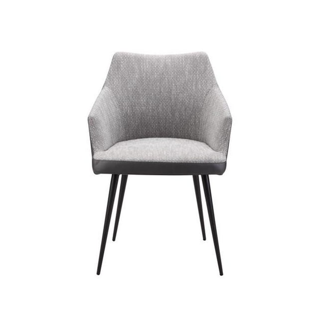 Moe's Home Collection Chaise de Salle à Manger Beckett, Gris (Ensemble de 1)