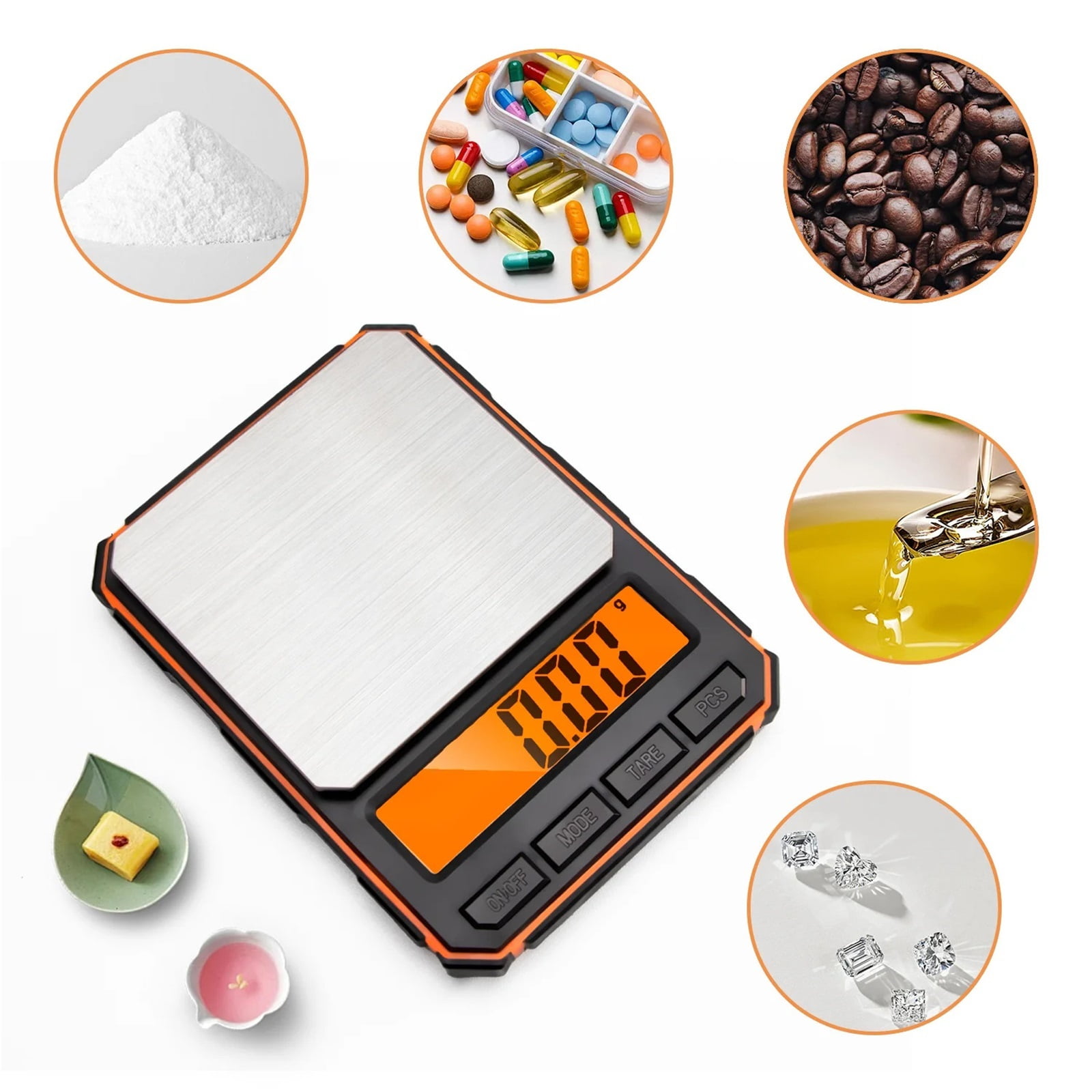 Kitchen Scales 500g/0.01g Digital Display Electric Scale For Balance Kitchen Food Weighing ,Easy to Operate
