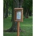 thumbnail image 1 of Jayhawk PB MC1PGRE Small Message Center with One Side, One Post, Green, 1 of 1