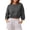 Dark Gray, variant on QQZ Cropped Drop‑Shoulder Crew Neck Sweatshirt For Women, Loose Three‑Quarter Raglan Sleeve Top, Fall Outfits For Women, Shopping Home Light Casual Daily Wear