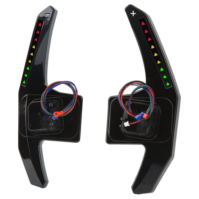 Paletas de cambio de volante, extensión de paleta de cambio LED Paletas de cambio de volante Cubiertas de extensión de paleta de cambio de volante Multifuncional