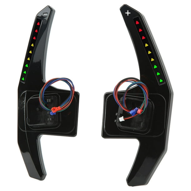 Paletas de cambio de volante, extensión de paleta de cambio LED Paletas de cambio de volante Cubiertas de extensión de paleta de cambio de volante Multifuncional