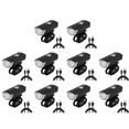 thumbnail image 1 of 300LM LED MTB faro USB recargable impermeable luces de bicicleta (negro), 1 of 6