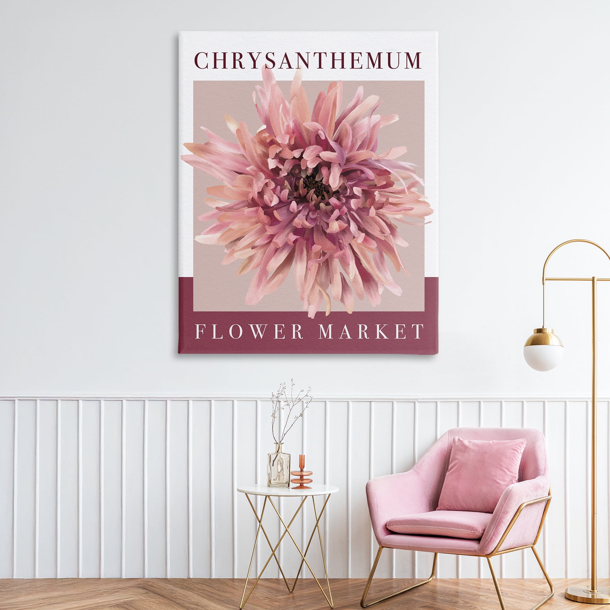 Stupell Industries Chrysanthemum Flower Market Canvas Wall Art, design by Jennifer Stith