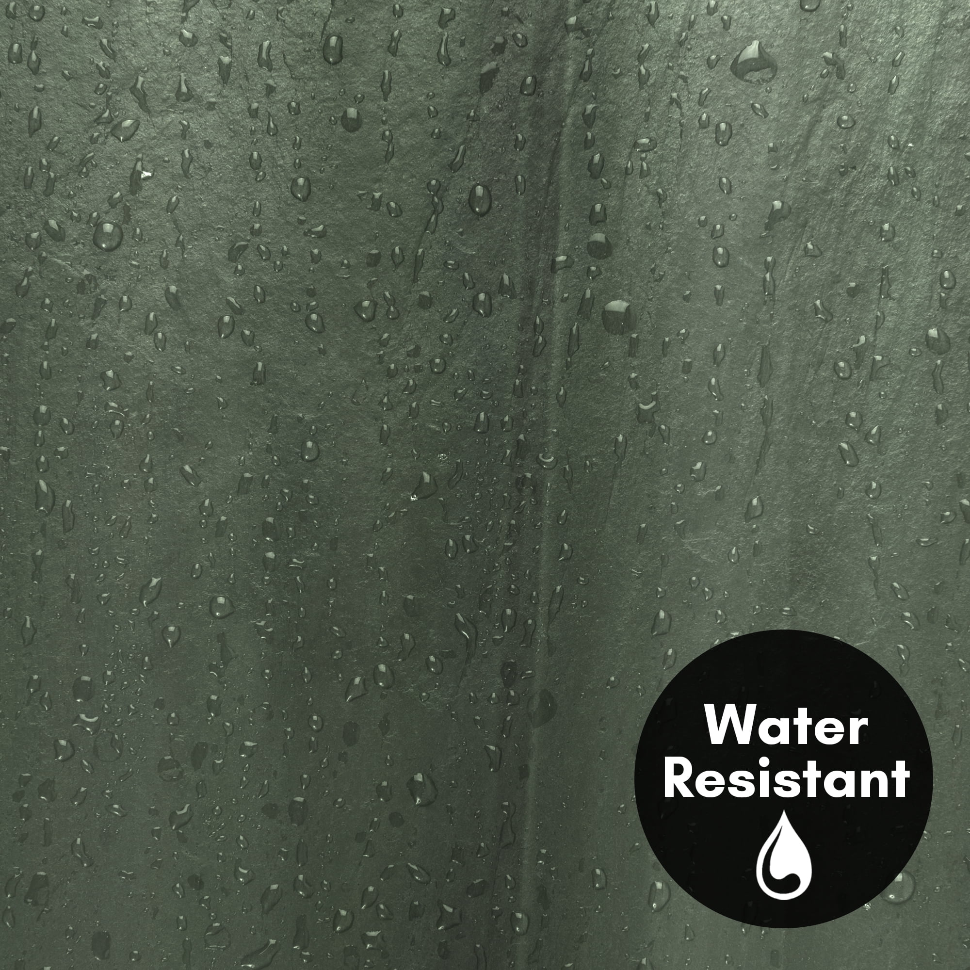 Americanflat 71x74 Solid Green Shower Curtain - Water Resistant - Polyester Fabric