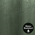 thumbnail image 4 of Americanflat 71x74 Solid Green Shower Curtain - Water Resistant - Polyester Fabric, 4 of 7