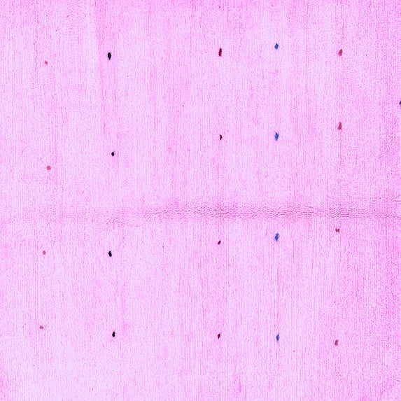 Ahgly Company Indoor Square Solid Purple Modern Area Rugs, 4' Square