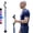 Blue, variant on Walking Cane Foldable for Men & Women Seniors for Balance,Self Standing Folding Cane,Height Adjustable Anti-Slip Lightweight Alloy Walking Stick Collapsable for Travel Mobility Aid