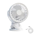 thumbnail image 2 of Xihbxyly Historia de La Navegación Ventilador de Escritorio Recargable con Puerto Usb con Noche y Fuerte Viento, con Clip, para Acampar Al Aire Libre, Pequeño y Silencioso, 2 of 6