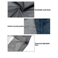 thumbnail image 3 of Little Donkey Andy Men's Waterproof Rain Jacket Outdoor Lightweight Rain Shell Coat for Hiking,Golf,Travel Black Blue Size XL, 3 of 6