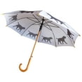 thumbnail image 3 of Labrador Retriever Umbrella - Black on Silver, 3 of 4