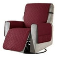 thumbnail image 1 of Boreal Craft Couch Cover Chaise Reversible Recliner Slipcover Water Cover With Side Pockets Washable Recliner Protector Cover With Elastic Straps For Kids Children Dog, 1 of 7