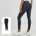 thumbnail image 3 of biudgviw Workout Leggings for Women Butt Lifting High Waisted Running Tights Casual Skinny Soft Yoga Pants with Pockets, 3 of 6