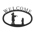 thumbnail image 1 of Village Wrought Iron WEL-15-S Small Welcome Sign-Plaque - Fireman, 1 of 2