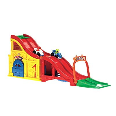 little people race track cars