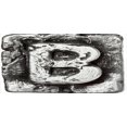 thumbnail image 4 of Letter B Piggy Bank, Steel Aged B with Toned Cracks and Distressed Effects Ceramic Inspired Print, Ceramic Coin Bank Money Box for Cash Saving, 3.6" X 3.2", Grey Grey, by Ambesonne, 4 of 4