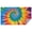 Rainbow Tie Dye-1, variant on Red White Tie Dye Mandala Pattern Rectangle Tablecloth 60"x84",Waterproof Polyester Rectangle Table Cloth, Wipeable Spillproof Polyester Tablecloth for Dining, Camping, Indoor and Outdoor