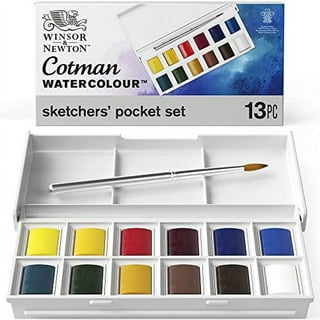 Winsor & Newton Cotman Watercolor Brush Set, 5 Pieces 