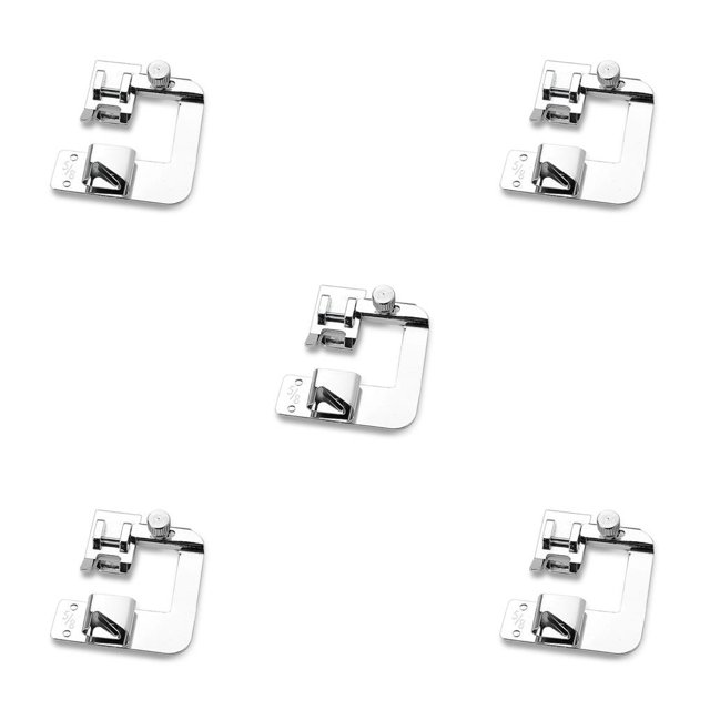 Naiovety Prensatelas para máquina de coser, prensatelas para prensar, dobladillo de tela de retales portátil, equipo accesorio de costura, Type2 NO2