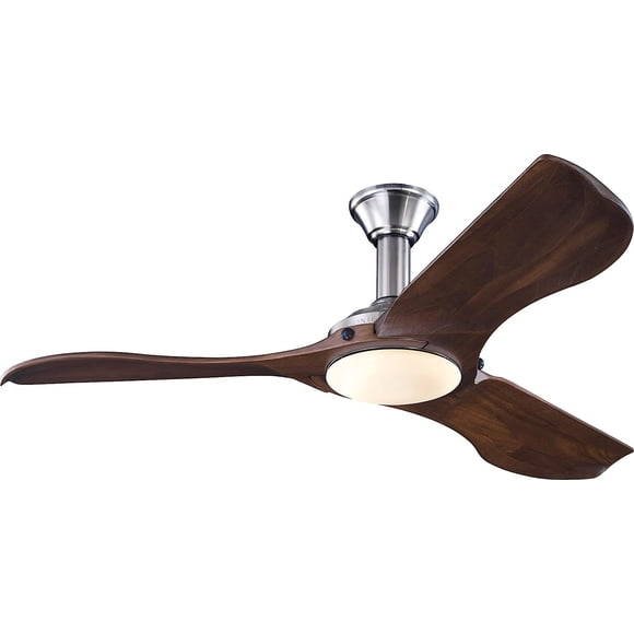 Monte Carlo 3MNLR56BSD-V1 Minimalist LED Ceiling Fan, 56", Brushed Steel