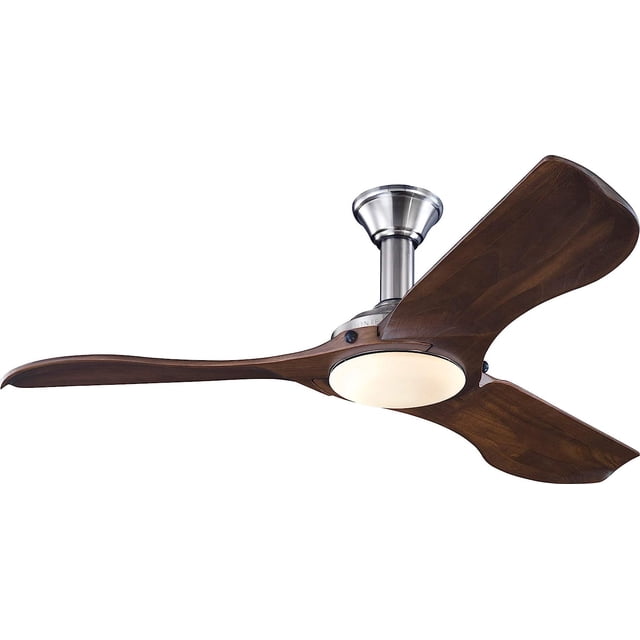Monte Carlo 3MNLR56BSD-V1 Minimalist LED Ceiling Fan, 56", Brushed Steel